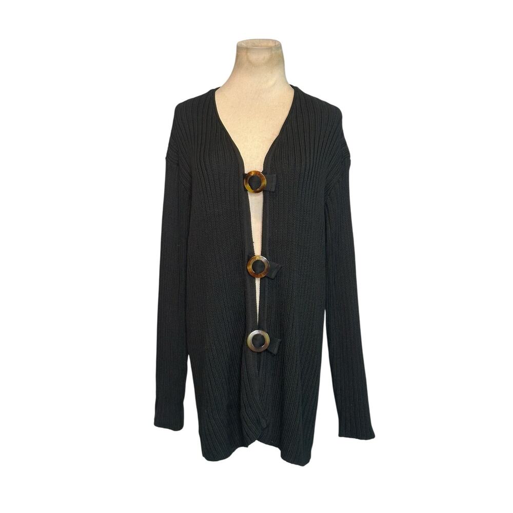 Von Saken dark brown long sleeves vintage cardigan size 2